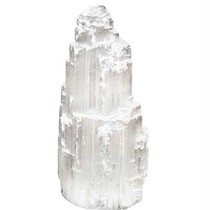 Selenite tower lamp 