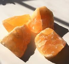 orange crystals