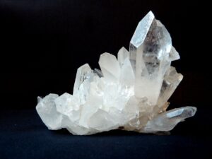 clear quartz and sodalite pairing