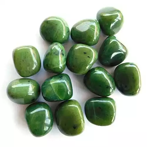 Green Jade Tumbled Stones