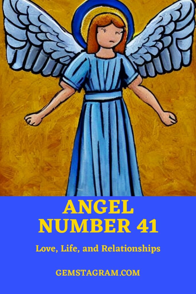 Angel number 41 pinterest