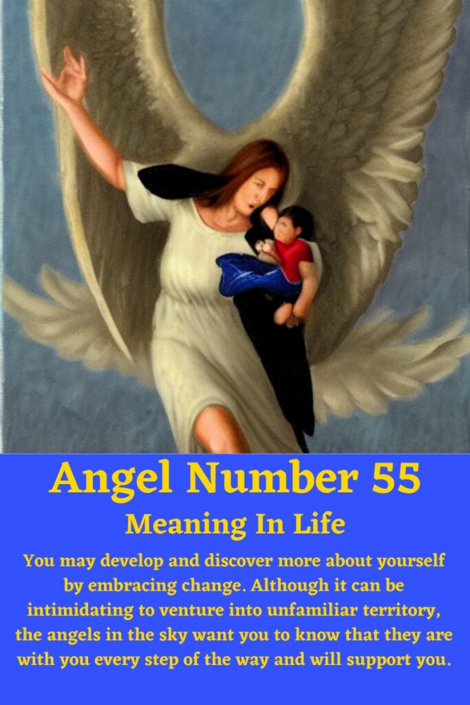 angel number 55 in life